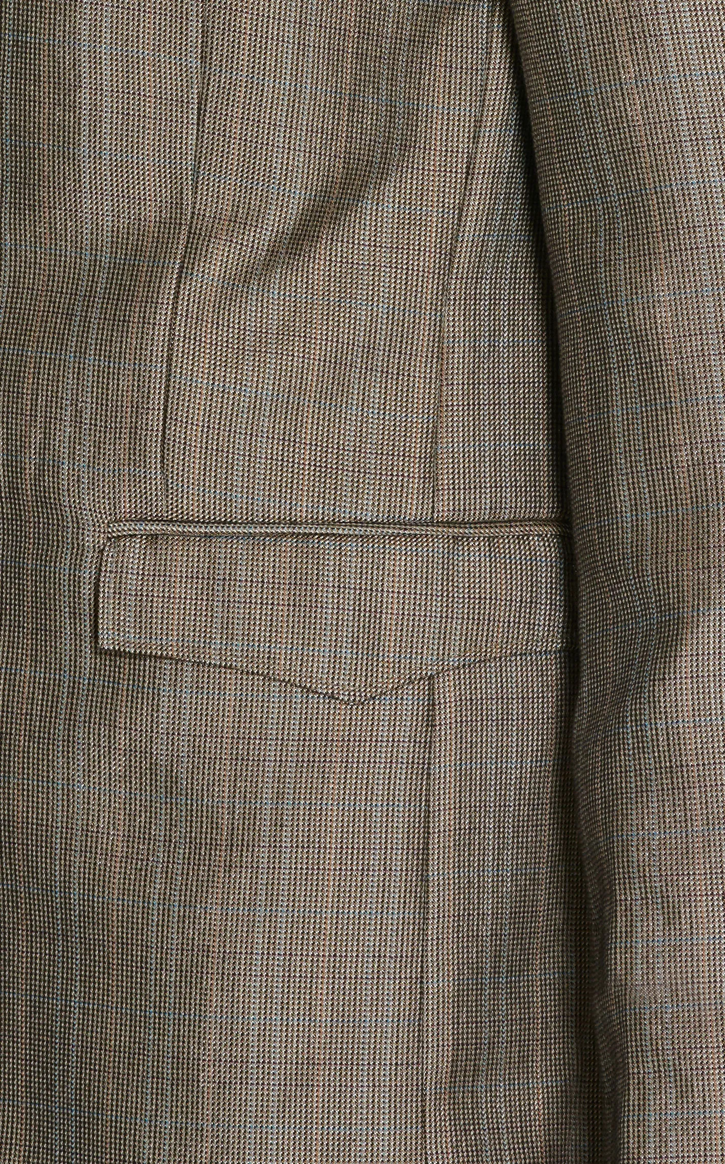 Red Sky Men's Tan Micro Plaid Western Sport Coat - Big & Tall