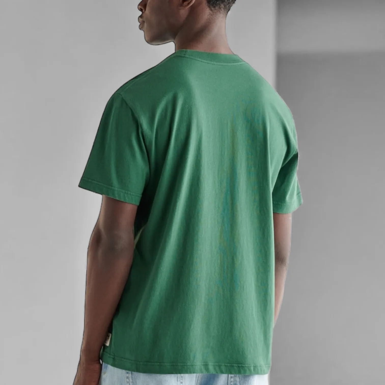 Roots  |Crew Neck Cotton Short Sleeves Logo Crew Neck T-Shirts