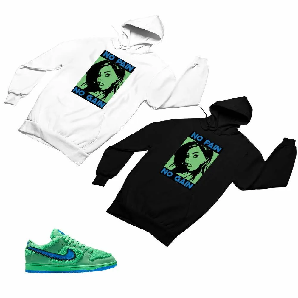 SB Dunk Low Green Bear Matching Custom Designed Hoodies ND 1-6-10