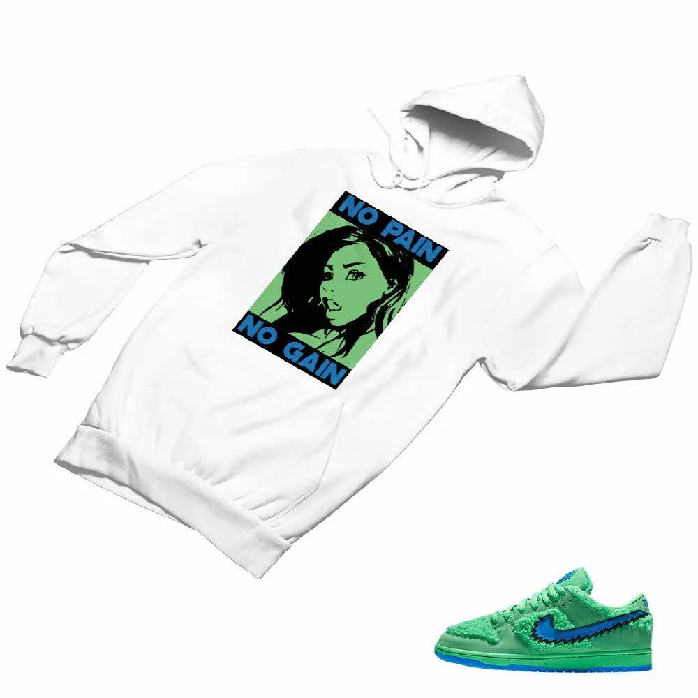 SB Dunk Low Green Bear Matching Custom Designed Hoodies ND 1-6-10