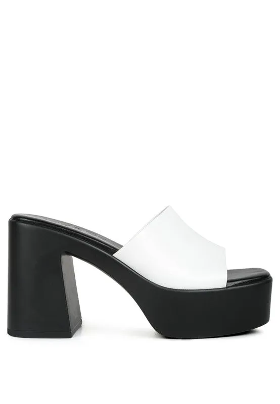 Scandal Block Heel Sandals