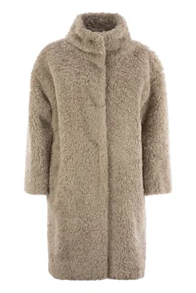 SHEEPSKIN EFFECT COAT