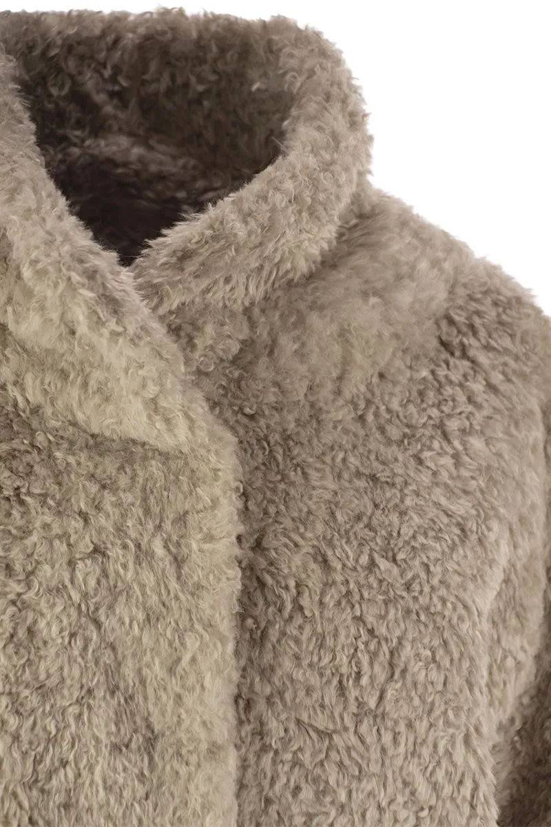 SHEEPSKIN EFFECT COAT