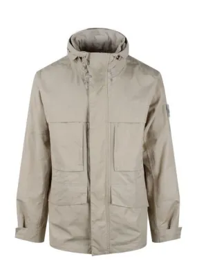 STONE ISLAND Men's Weatherproof Canvas Jacket in Beige for SS24