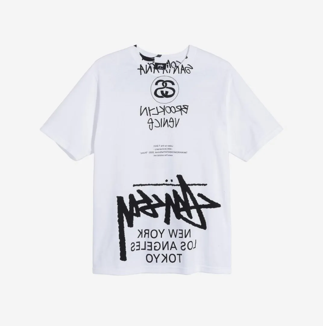 STUSSY  |Unisex Street Style Logo Skater Style T-Shirts