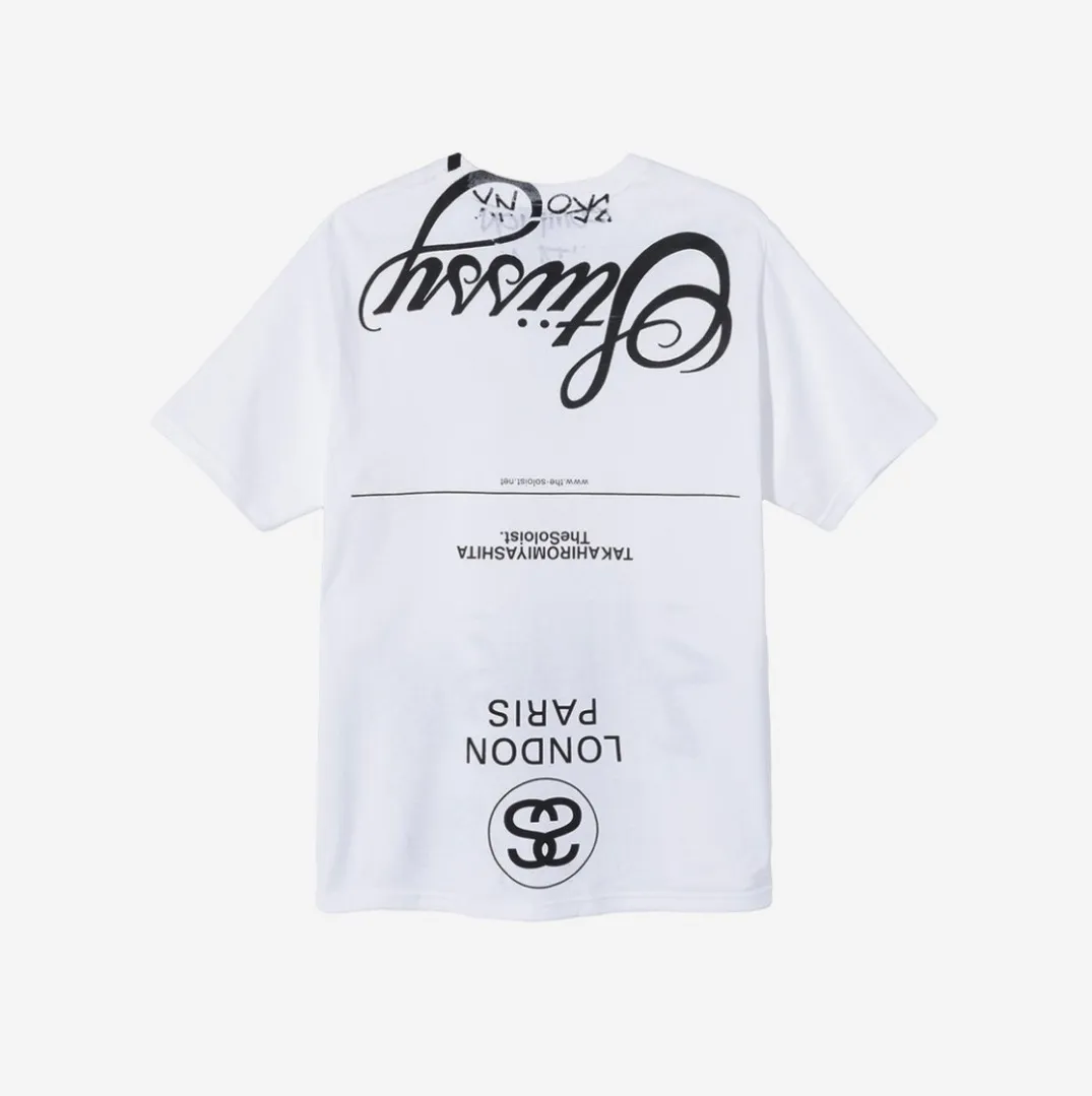 STUSSY  |Unisex Street Style Logo Skater Style T-Shirts