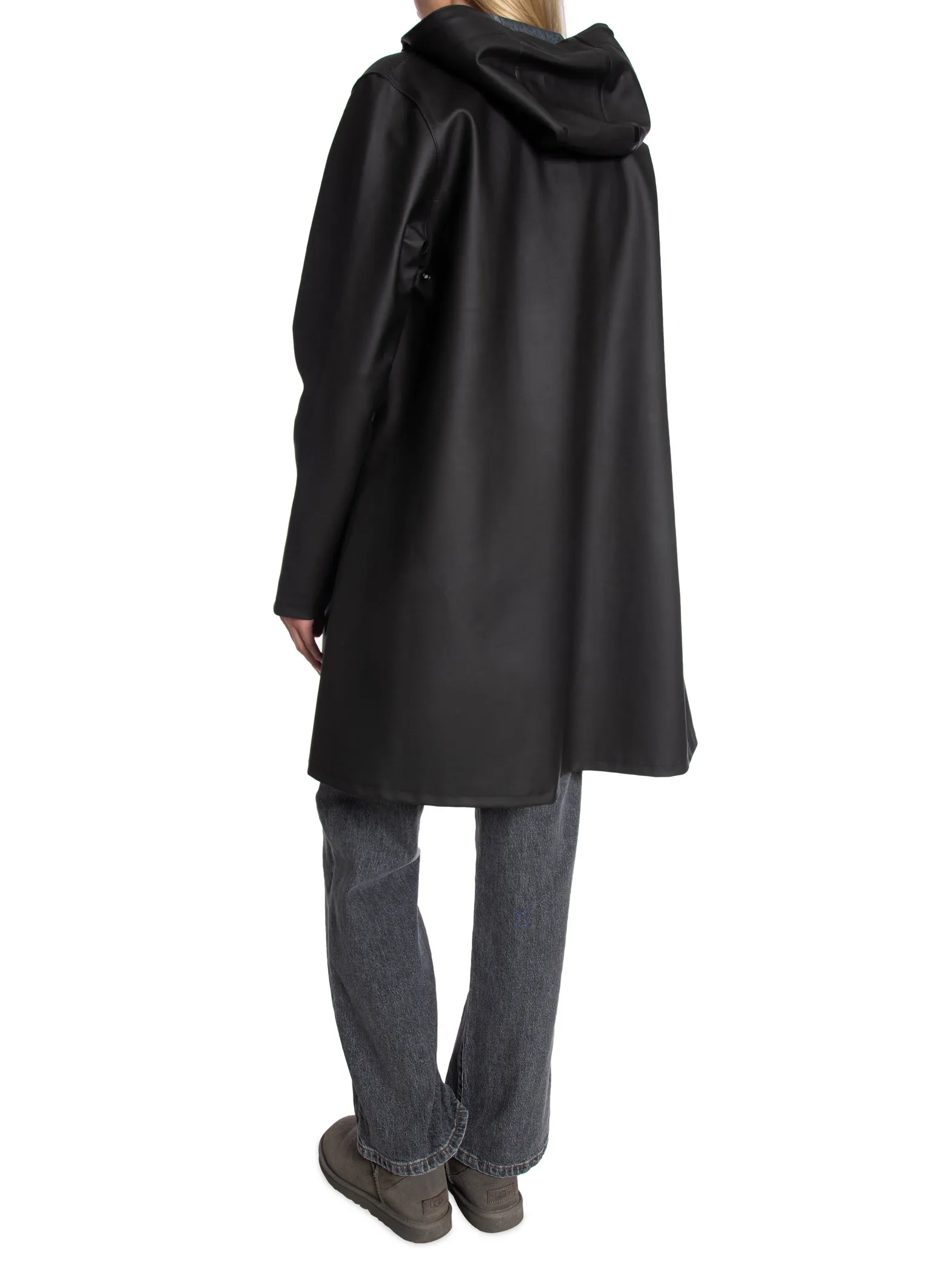 STUTTERHEIM RAINCOAT MOSEBACKE BLACK