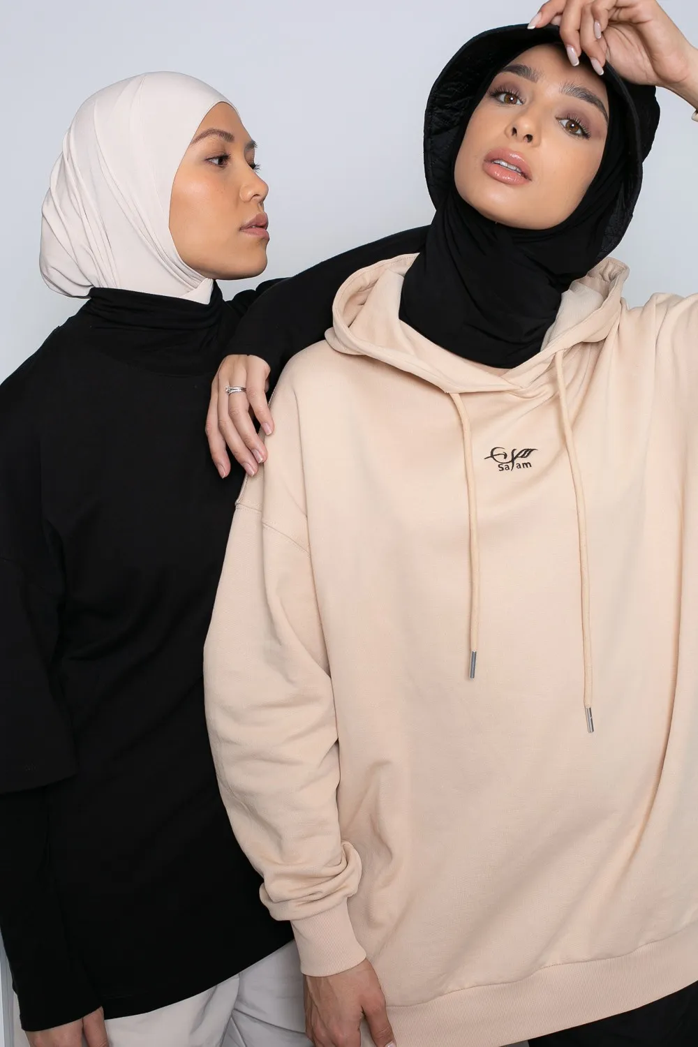 Sudaderas oversize beige