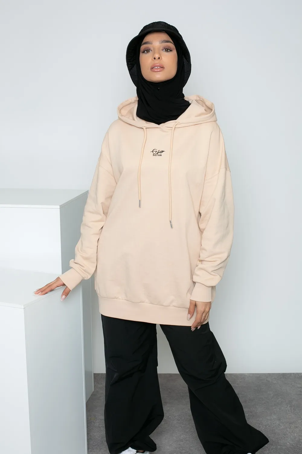 Sudaderas oversize beige