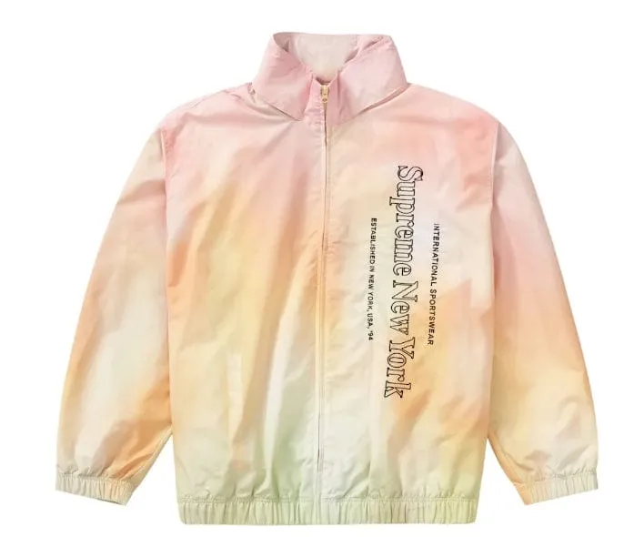 Supreme Side Logo Track Jacket - Yellow Gradient