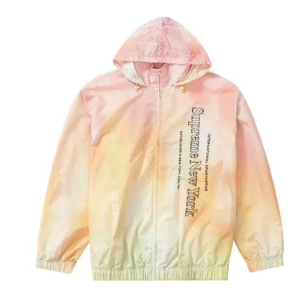 Supreme Side Logo Track Jacket - Yellow Gradient