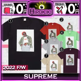 Supreme  |Unisex Street Style Collaboration Logo Skater Style T-Shirts