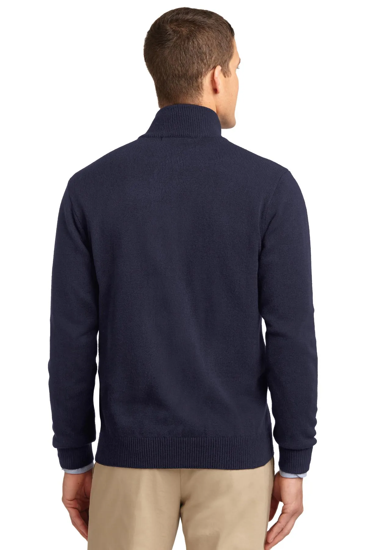 SW303 Port Authority® Value Full-Zip Mock Neck Sweater SKU: SW303