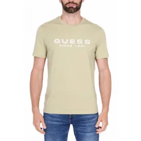 T-SHIRT MANICA CORTA CON LOGO, BEIGE