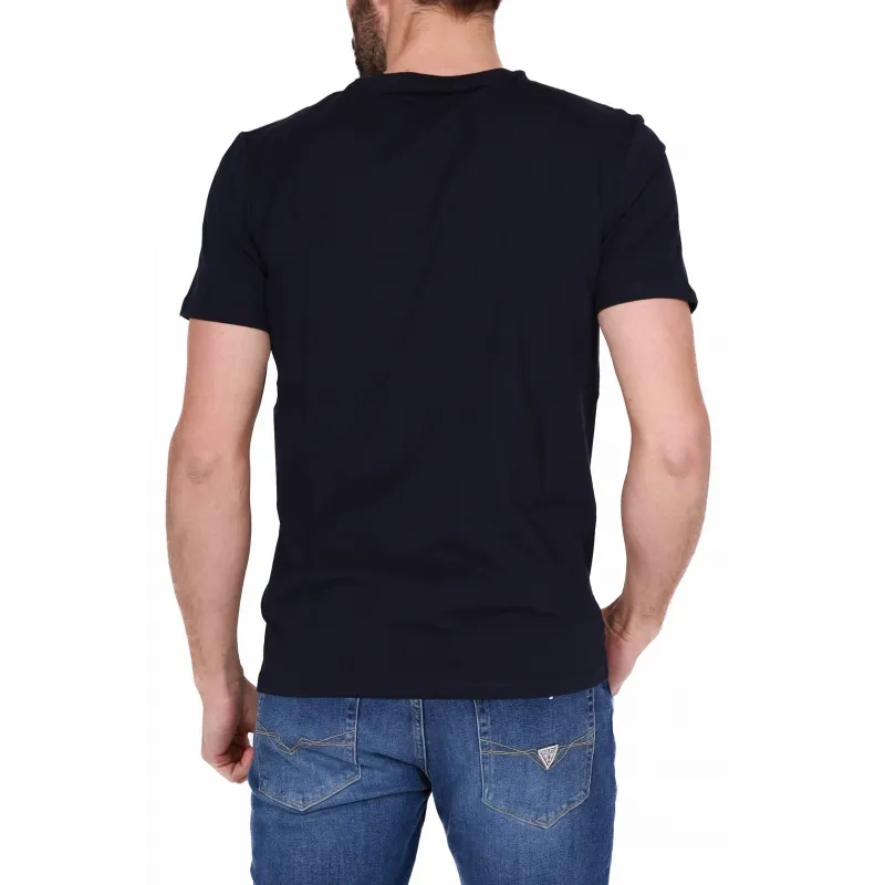 T-SHIRT MANICA CORTA CON LOGO, BLU