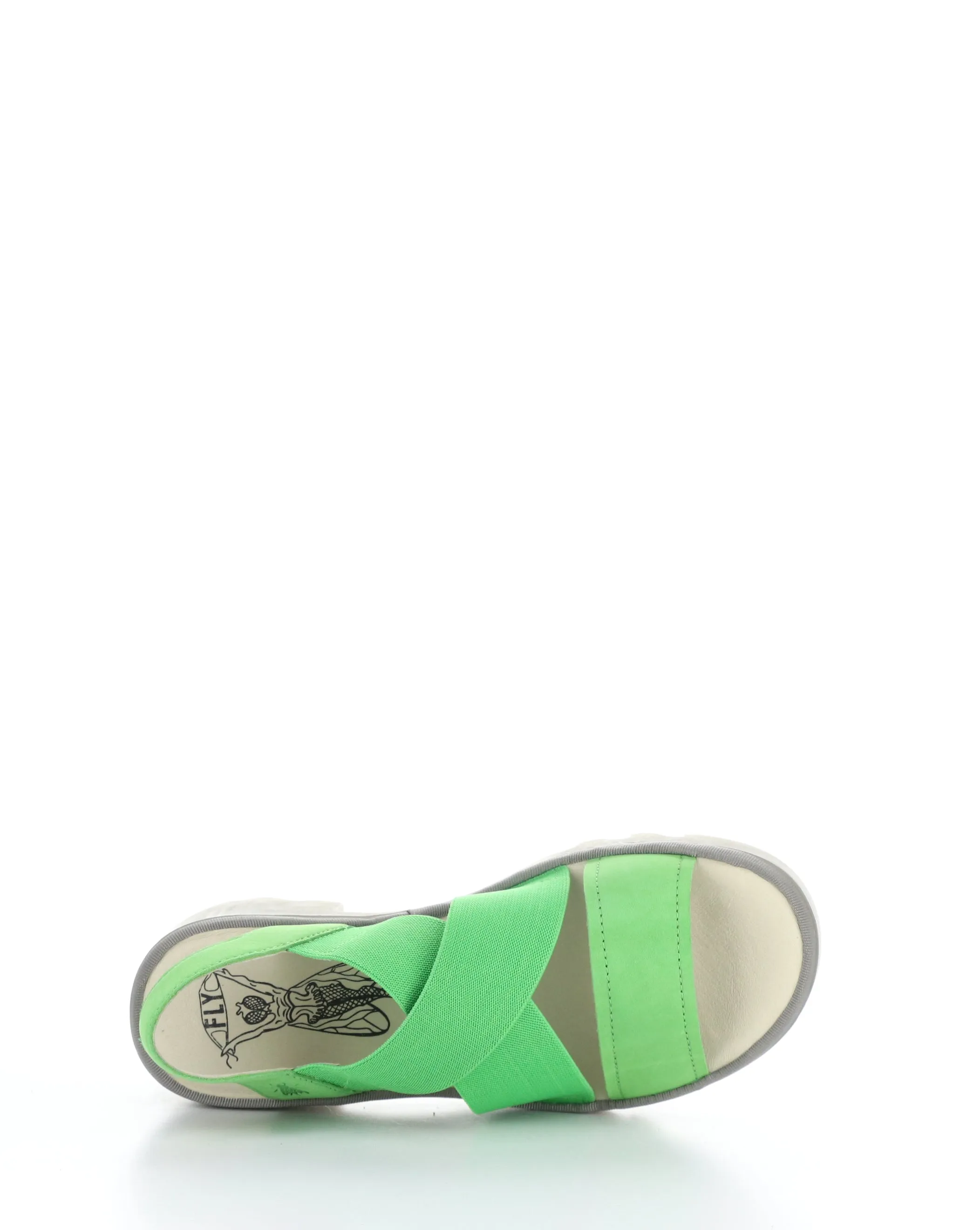 TAJI502FLY 003 GREEN Round Toe Sandals