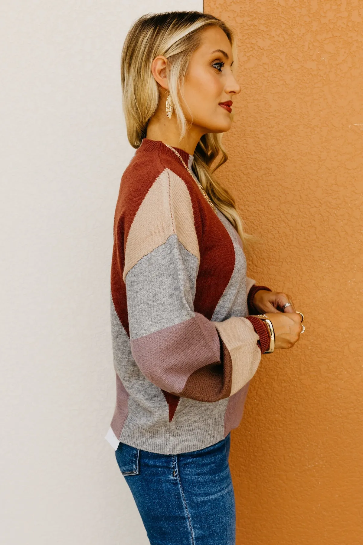 The Ishaan Color Block Sweater