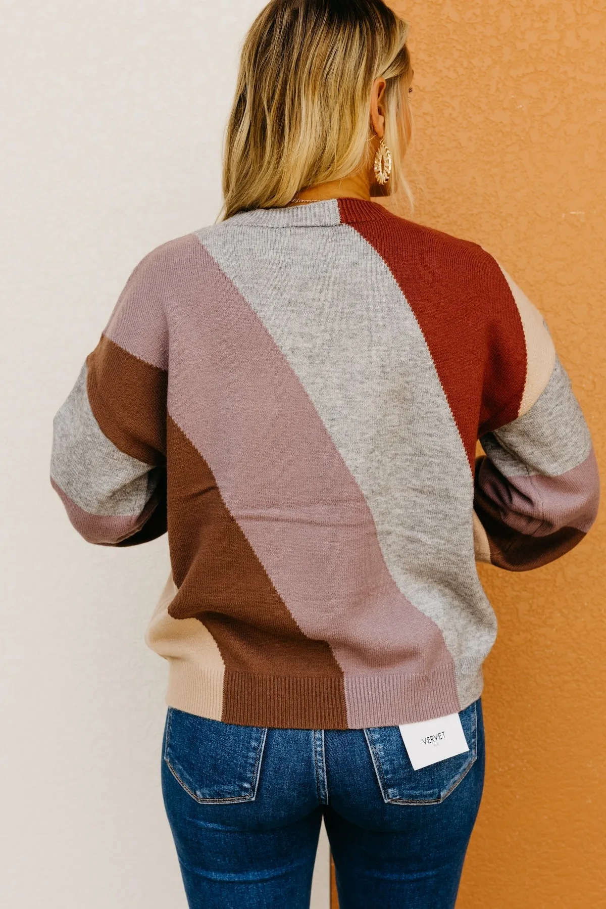 The Ishaan Color Block Sweater