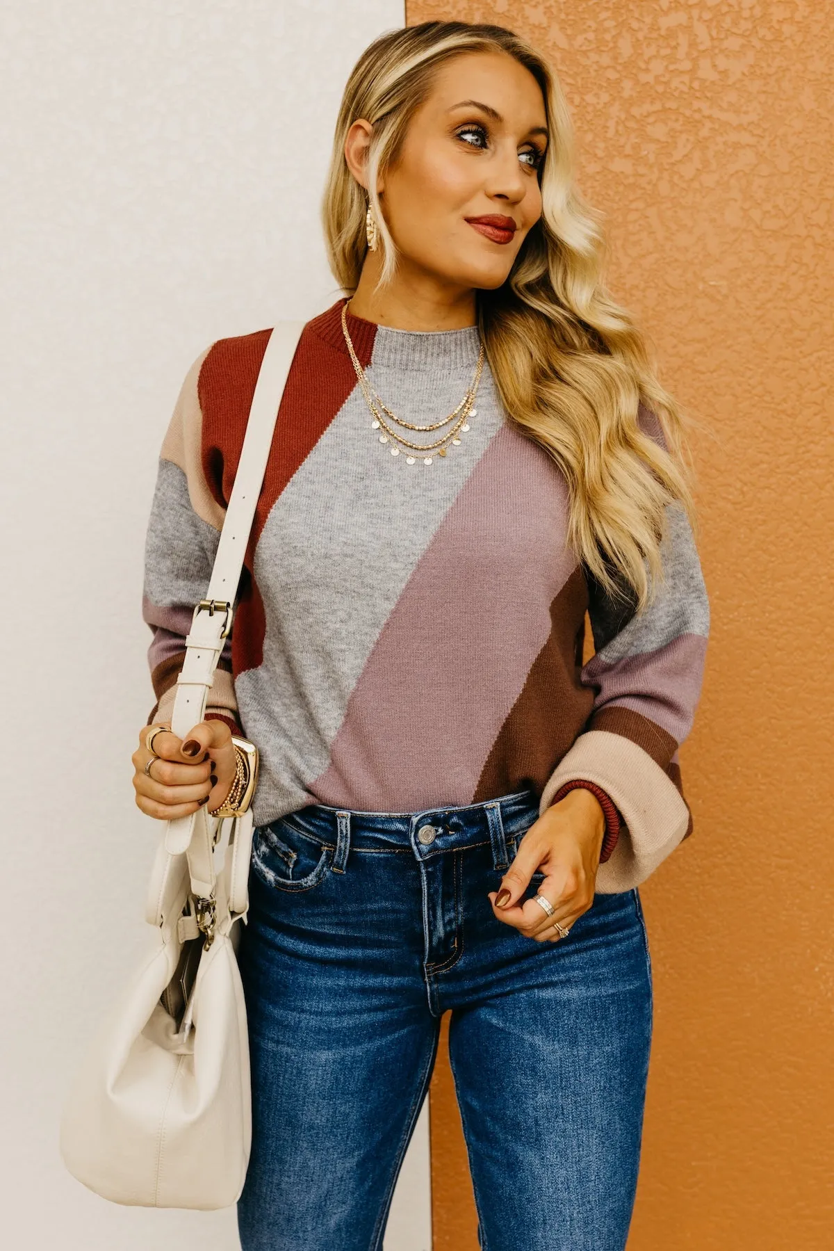 The Ishaan Color Block Sweater