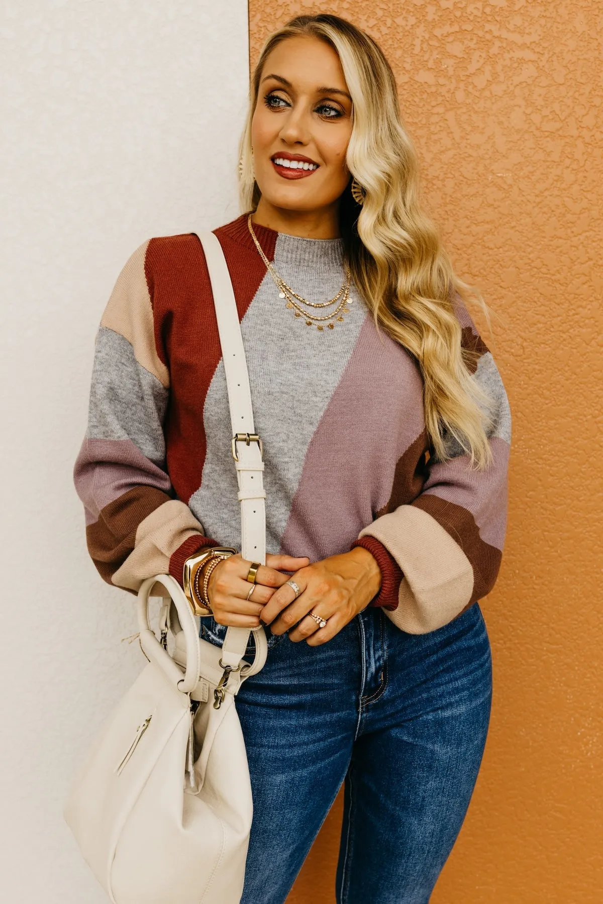 The Ishaan Color Block Sweater