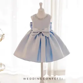 The Lara Blue Flower Girl Dress