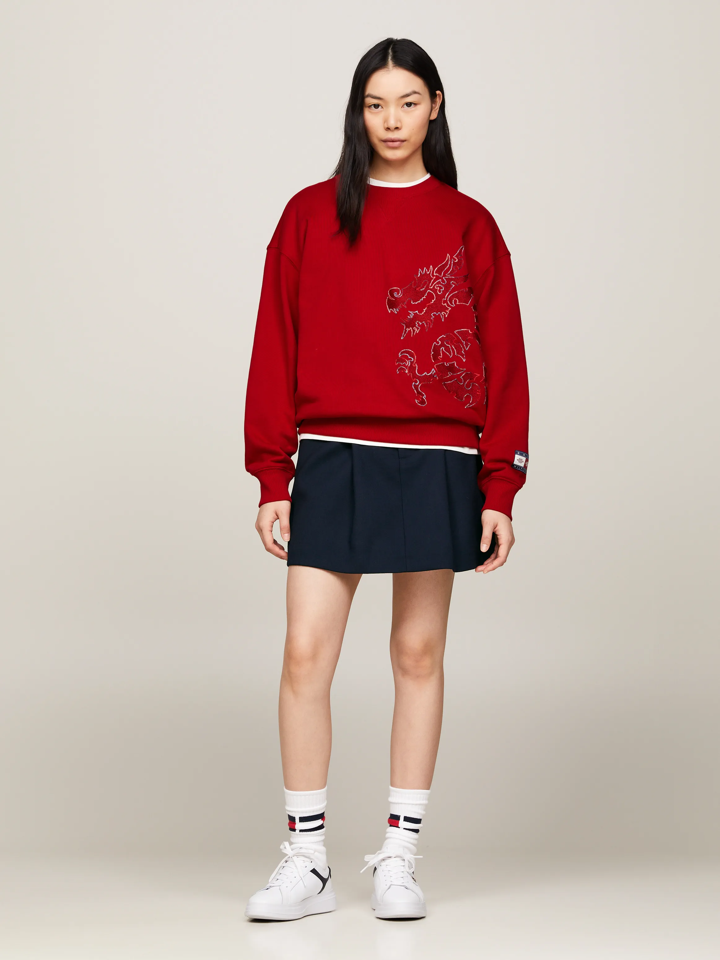 Tommy x CLOT Dual Gender Dragon Motif Sweatshirt | Sweatshirts & Hoodies | Tommy Hilfiger