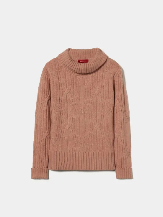 Turtleneck wool sweater