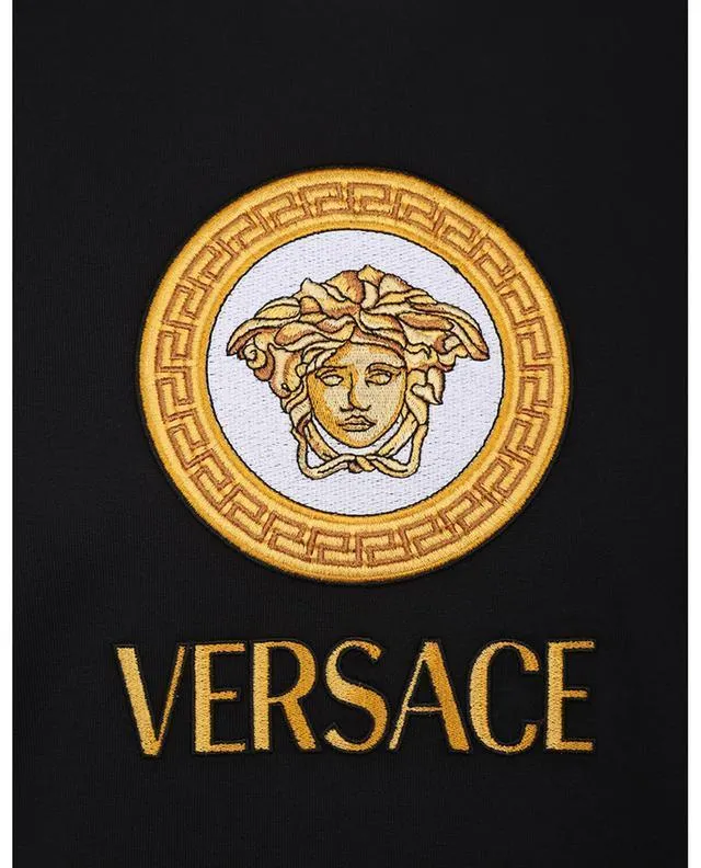 VERSACE  |Plain Cotton Logo Luxury T-Shirts