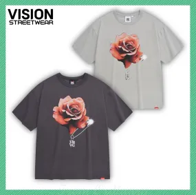 Vision Street Wear  |Unisex Street Style Short Sleeves Logo T-Shirts