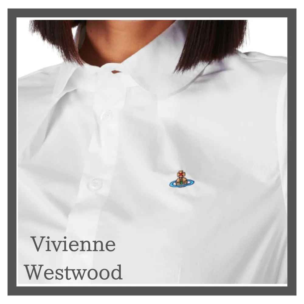 Vivienne Westwood  |Plain Cotton Medium Short Sleeves Logo Shirts & Blouses