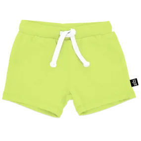 Whistle & Flute Bamboo Drawstring Shorts - Atomic Green