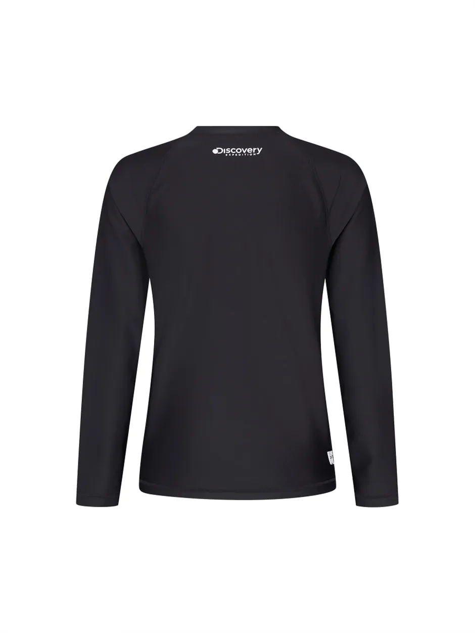 [WMS] Hot Summer Loose Fit Rashguard Black