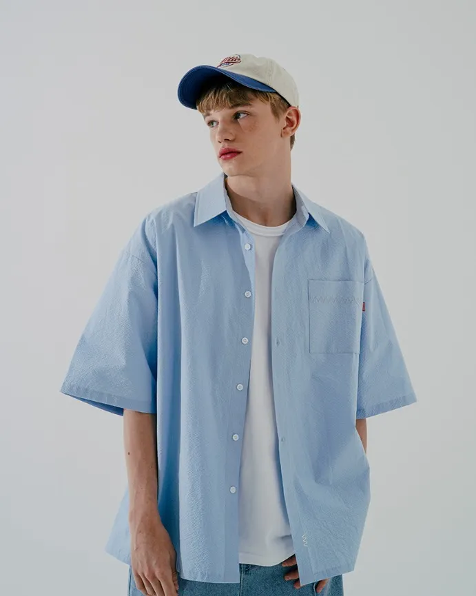 WV PROJECT  |Unisex Street Style Cotton Short Sleeves Shirts