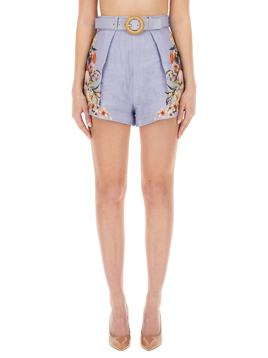 ZIMMERMANN    BELTED SHORTS